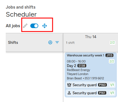 Scheduler modes