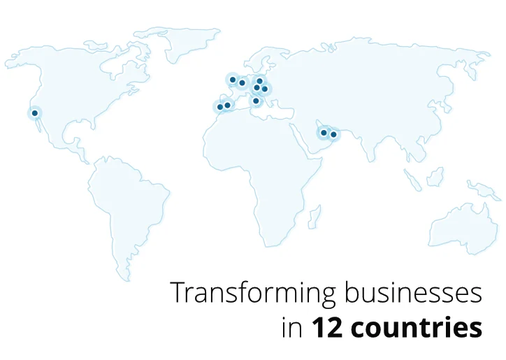 Transforming Businesses in 12 Countries